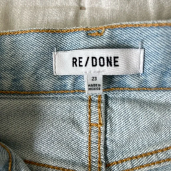 Redone Light Blue Women's Jeans - Picture 3 of 7